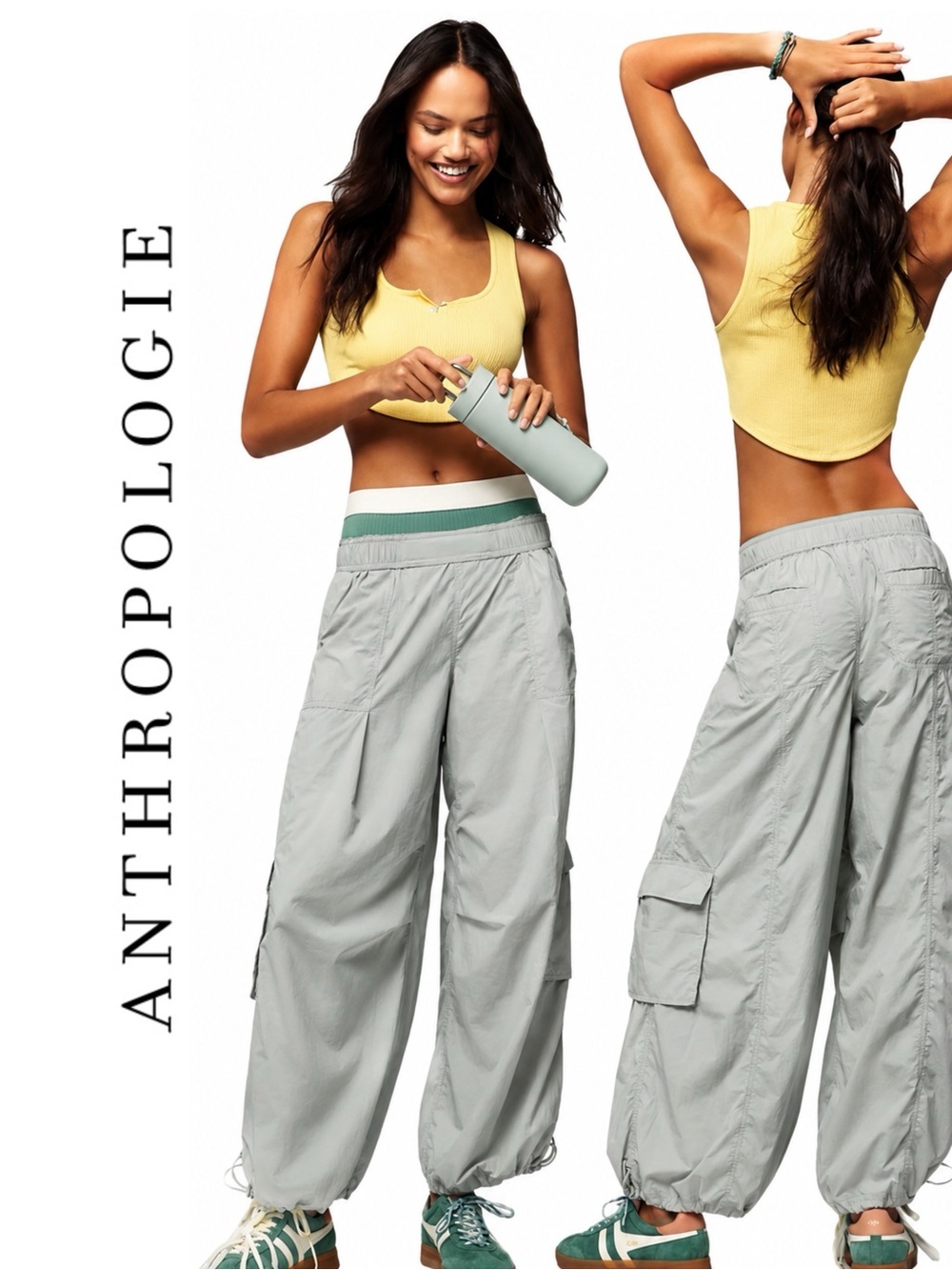 Anthropologie Daily Practice Base Jump Parachute Pants